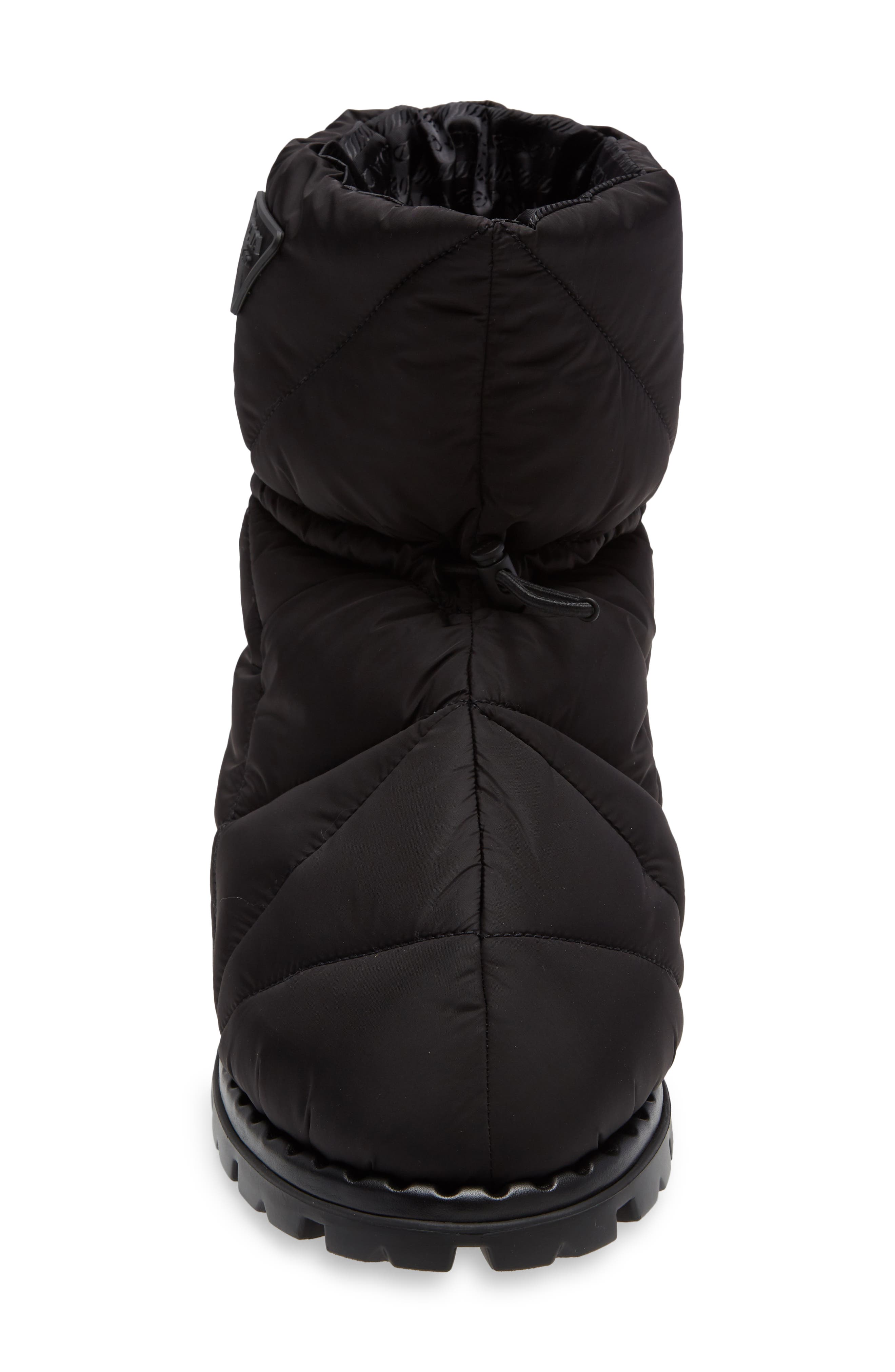 Prada Piuma Drawcord Snow Boot, Alternate, color, 