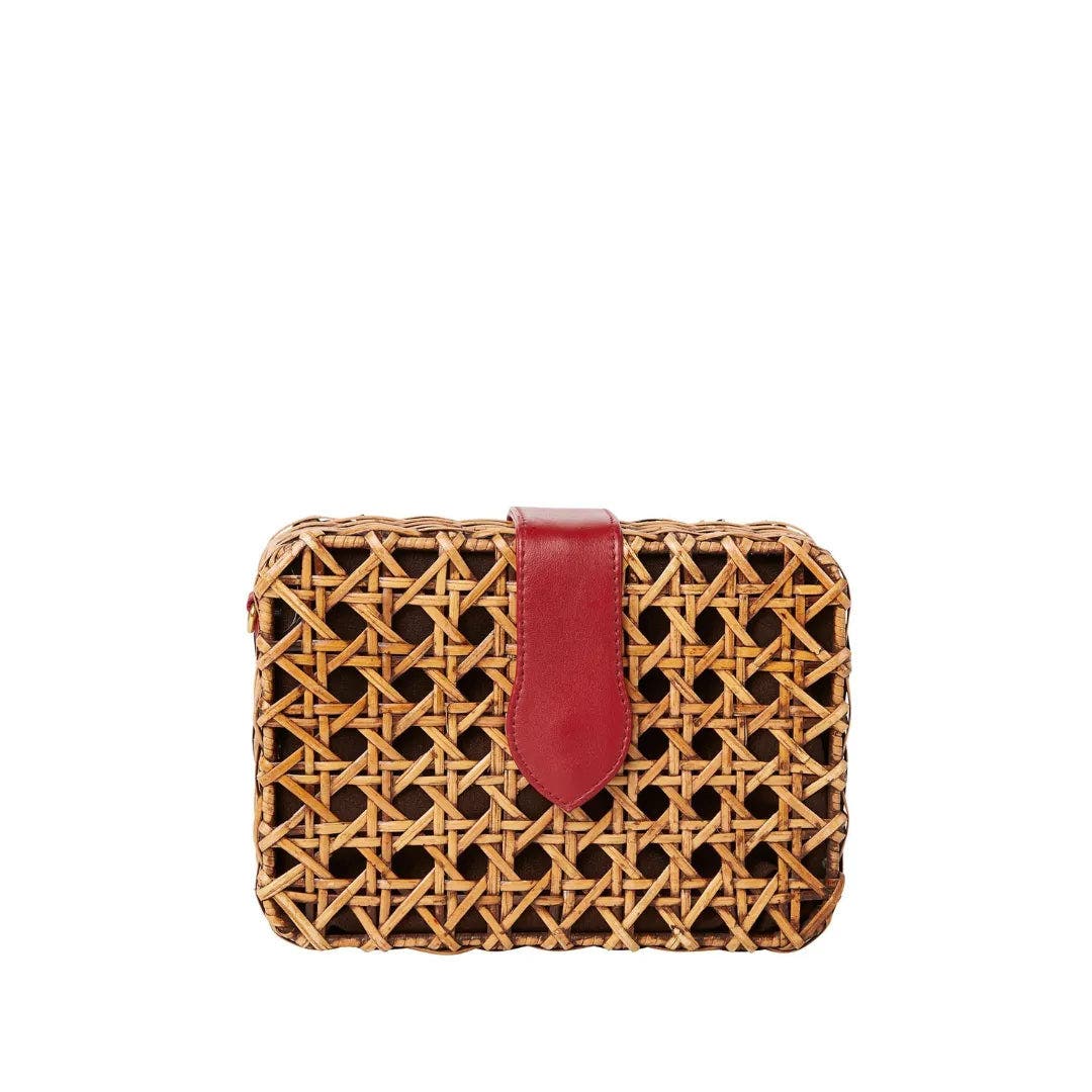 Sarah Stewart The Waverly Wicker Handbag, Alternate, color, Distress Chain
