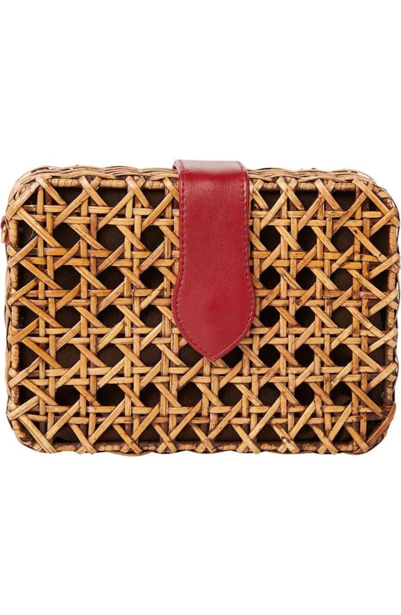Sarah Stewart The Waverly Wicker Handbag, Alternate, color, Distress Chain