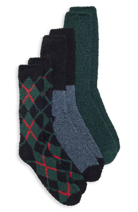 Assorted 3-Pack Butter Fuzzy Socks