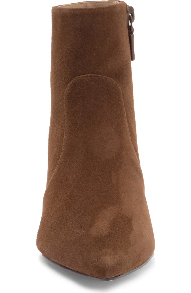 Stuart Weitzman Mara Zip Bootie, Alternate, color, Espresso/ Dark Brown