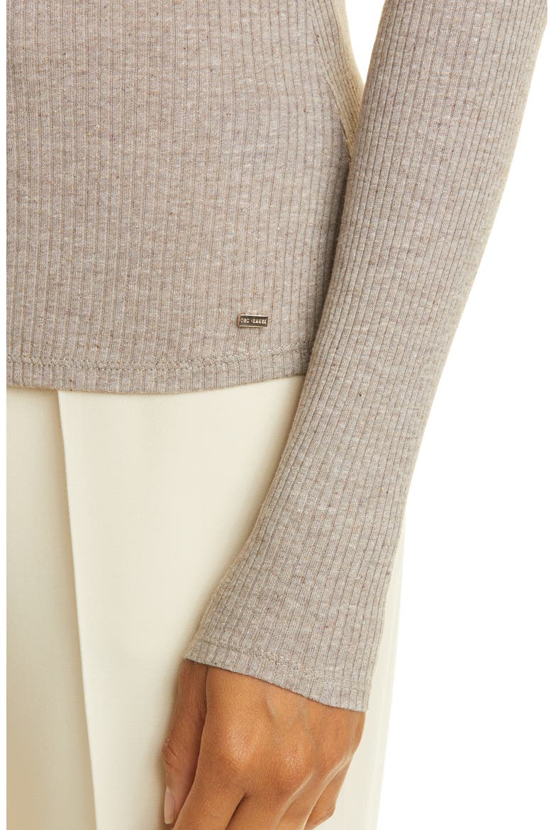 Ribbed Pullover, Alternate, color, LIGHT GREY