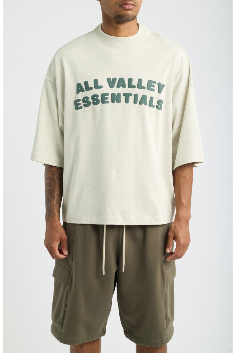 Merch Graphic Cotton T-Shirt, Main, color, VANILLA HEATHER