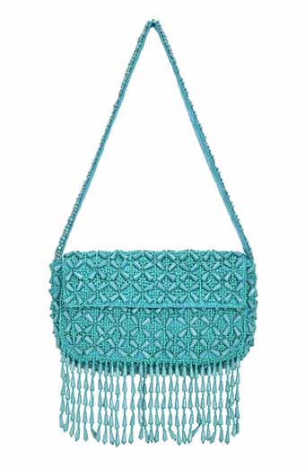 Antik Kraft Beaded Fringe Shoulder Bag