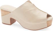Chocolat Blu Gamma Peep Toe Platform Slide Sandal