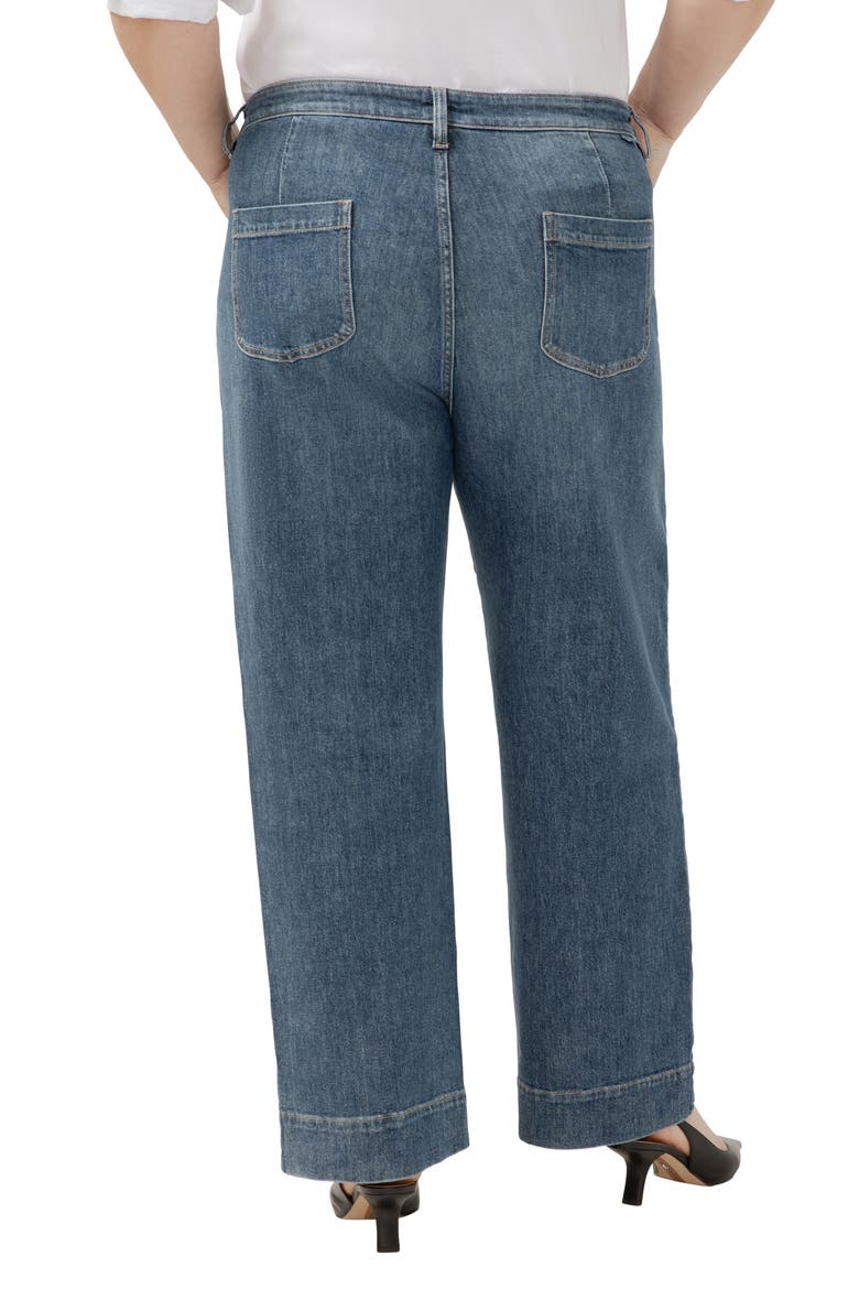 Sophia High Waist Ankle Wide Leg Jeans, Alternate, color, EIFFEL BLUE