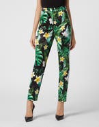 PHILIPP PLEIN Duchesse Super High Waist Trousers Hawaii Women