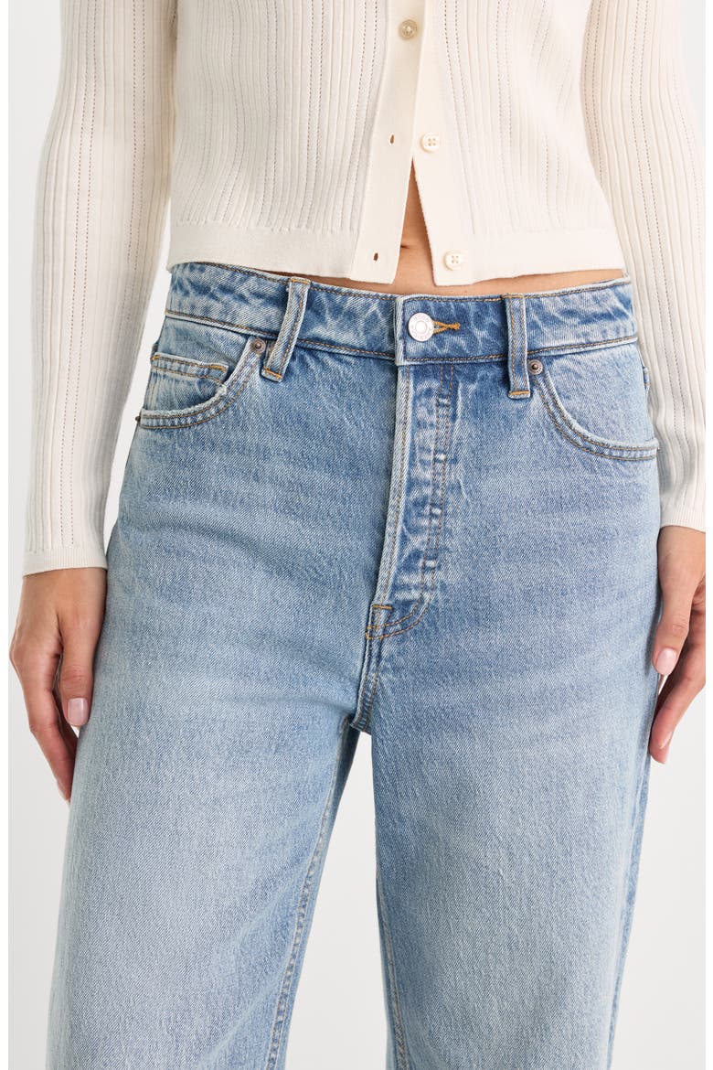 High Waist Wide Leg Jeans, Alternate, color, INDIGO1242