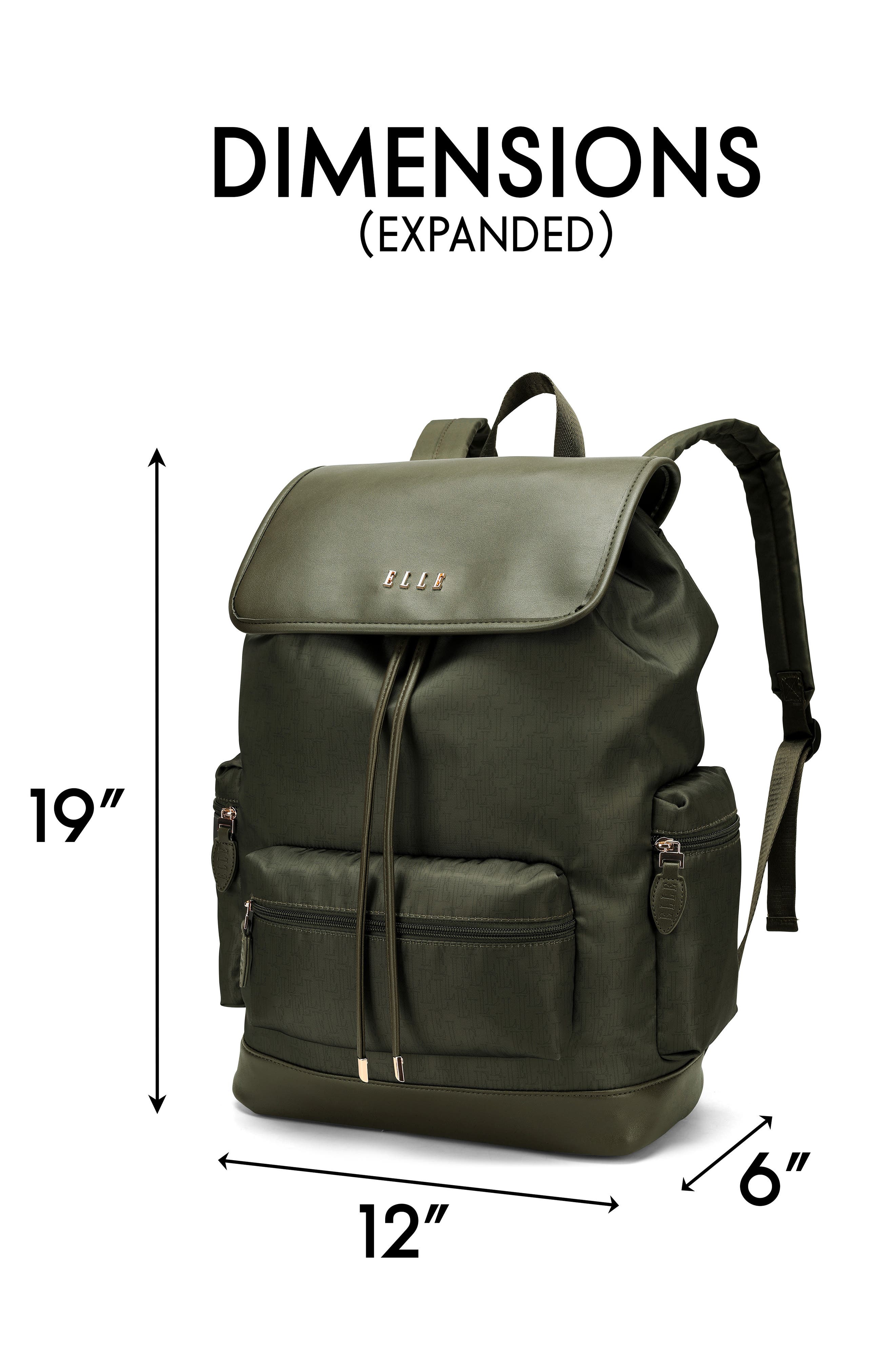 Wayfarer 23L Monogram Travel Backpack, Alternate, color, Olive Green