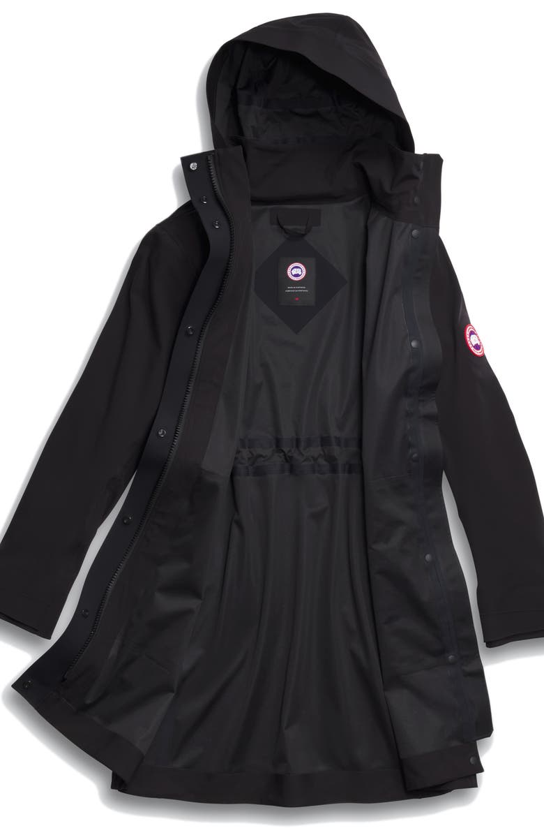 Canada Goose Cardero Waterproof Hooded Raincoat, Alternate, color, 