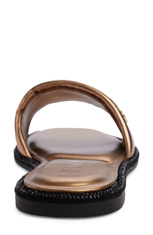Dkny Bavant Slide Sandal In Bronze
