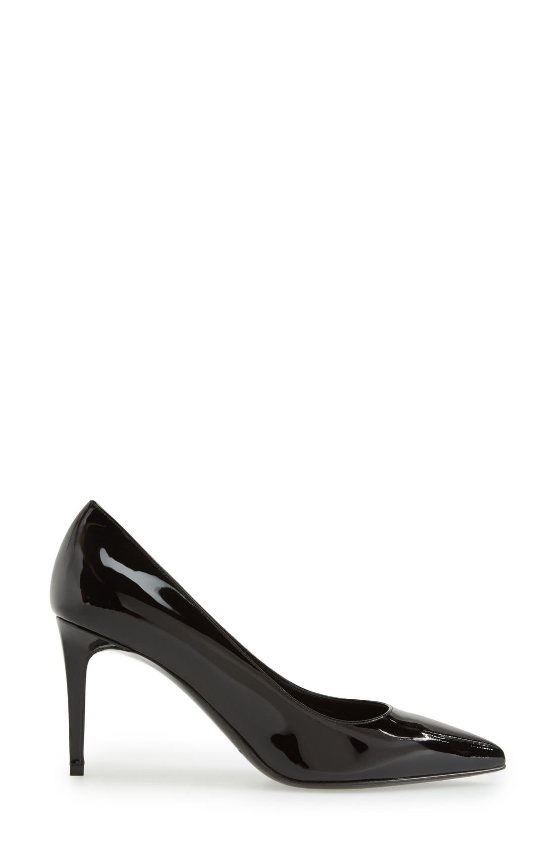 Saint Laurent 'Paris' Pointy Toe Pump, Alternate, color, 