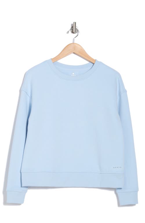 Apana Timber Crewneck Fleece Sweatshirt In Skyway