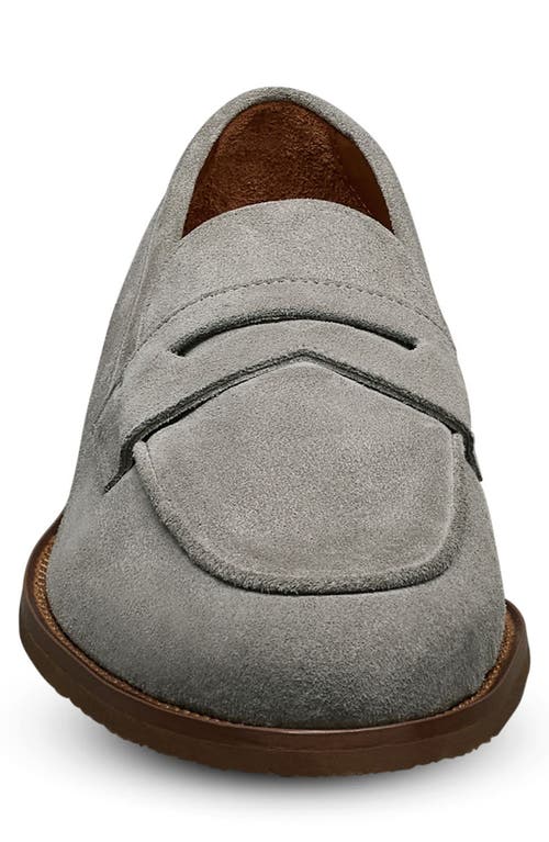Allen Edmonds Como Penny Loafer In Grey