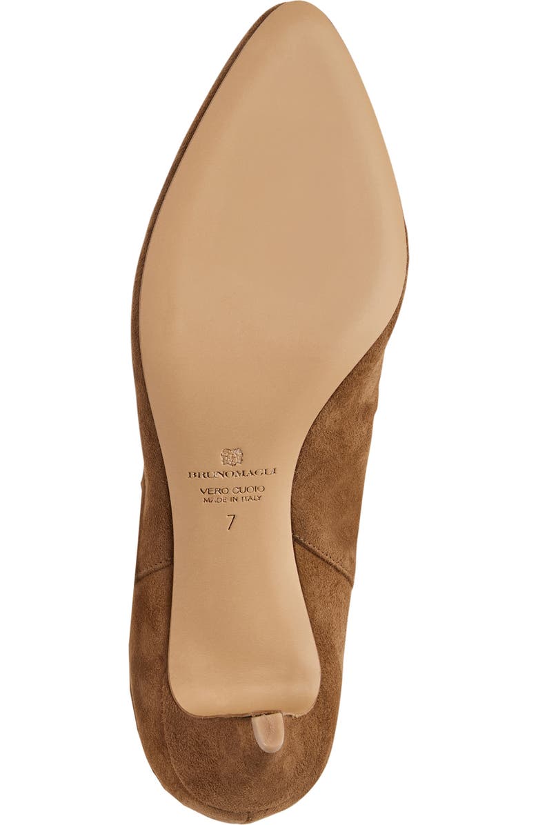 Bruno Magli Mandriana Kitten Heel Bootie, Alternate, color, Cognac Suede