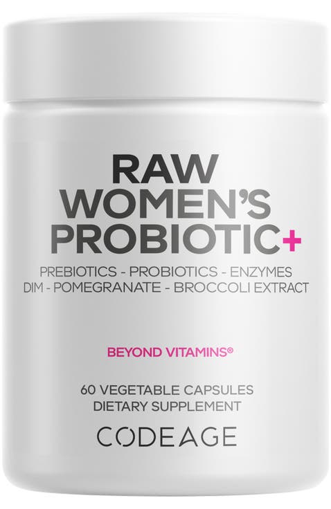 Raw Women's Probiotics + Prebiotics Supplement