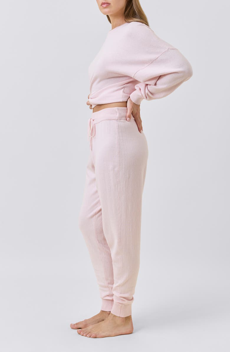 Papinelle Cotton & Cashmere Joggers, Alternate, color, Papinelle Pink