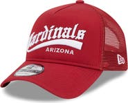New Era Men's New Era Cardinal Arizona Cardinals Caliber Trucker 9FORTY Adjustable Hat