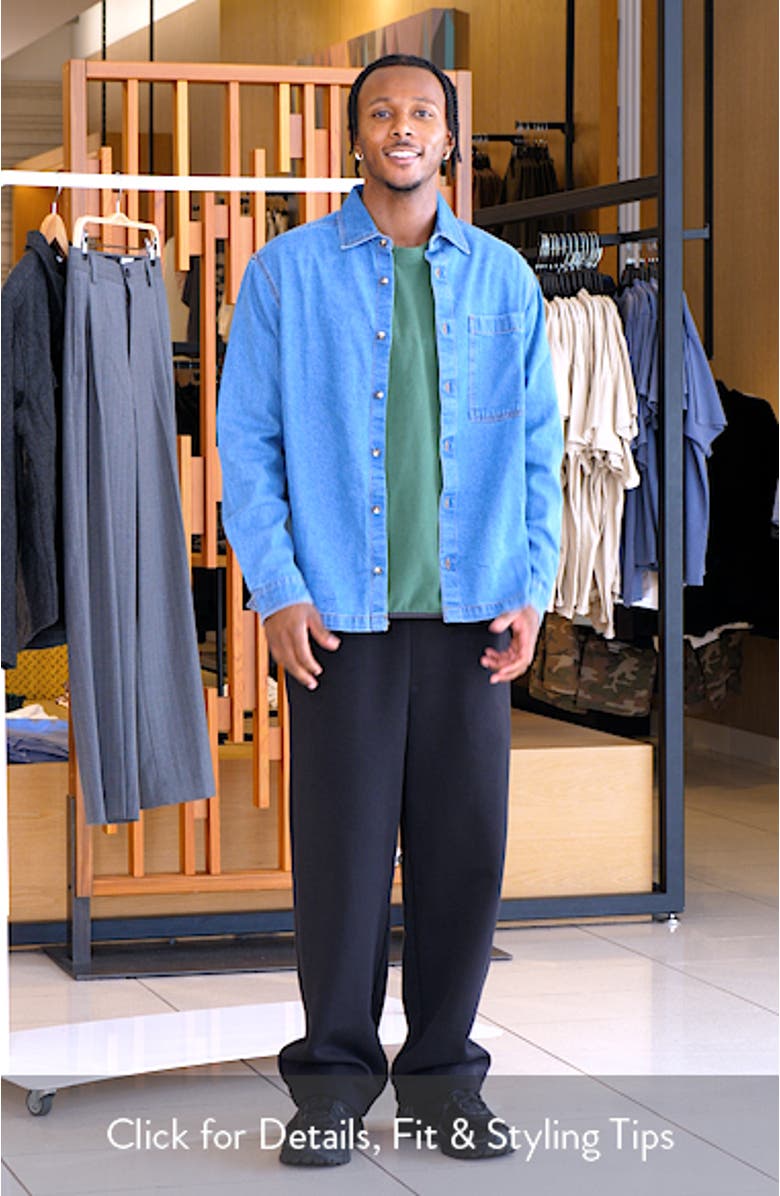 Washed Denim Overshirt, sales video thumbnail