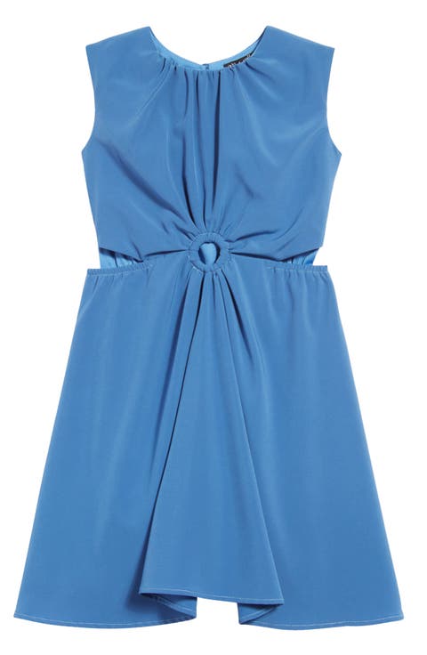 Kids' O-Ring Cutout Dress