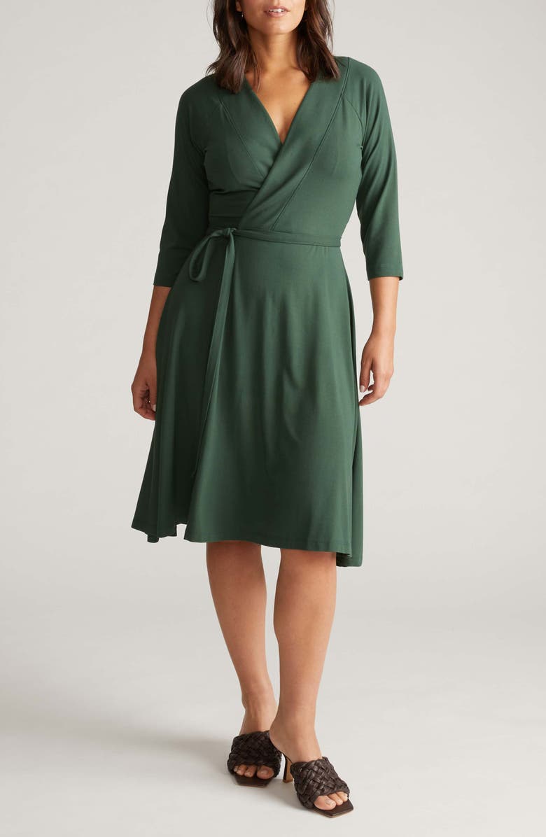 Universal Standard The Divine Jersey Wrap Dress, Main, color, 
