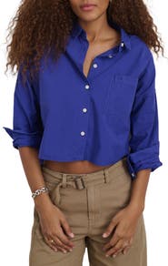 Alex Mill Cropped Button Front Shirt