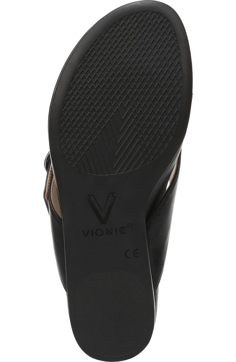 Vionic Ginny Flip Flop, Alternate, color, Black