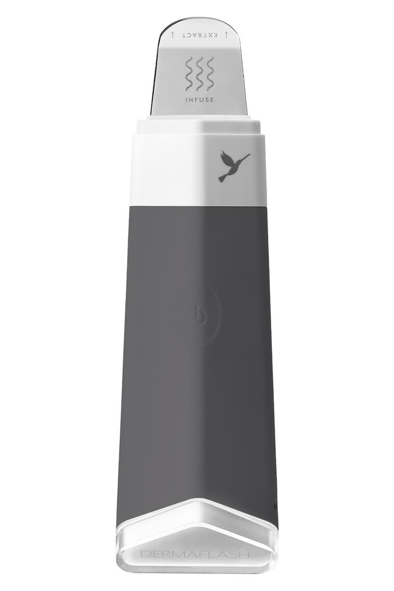 Ultrasonic Pore Extractor & Serum Infuser, Main, color, CHARCOAL