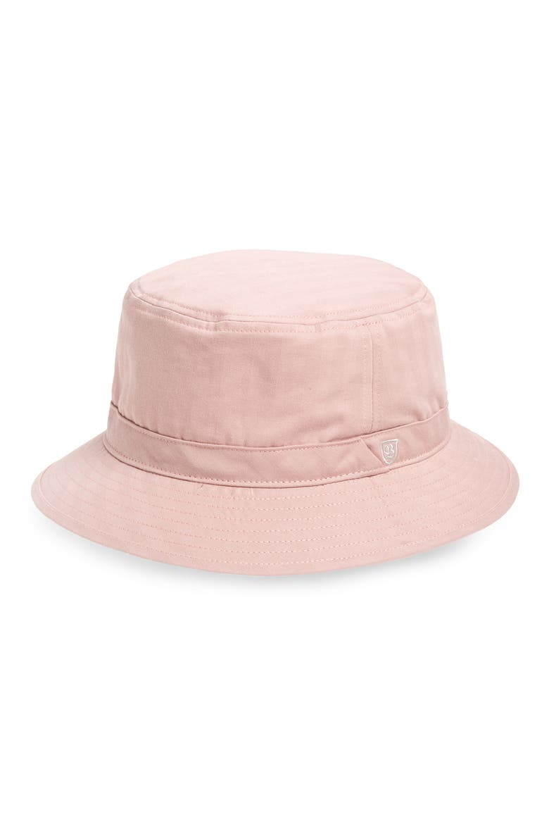Shield Bucket Hat, Main, color, DUSTY ROSE