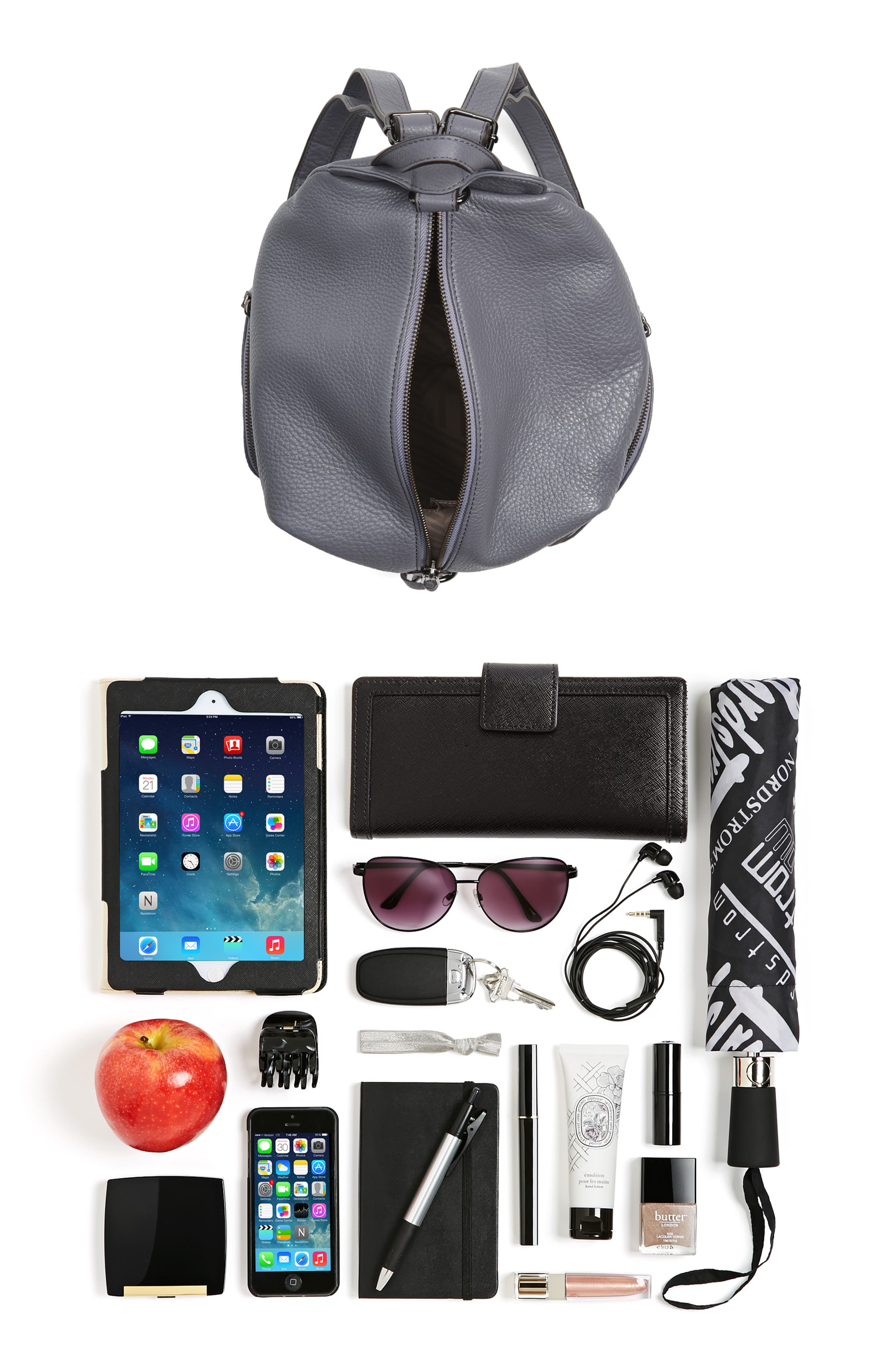 'Julian' Backpack, Alternate, color, GREY DENIM