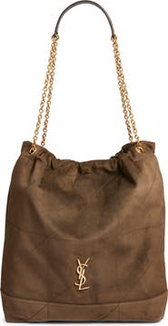 Saint Laurent Large Jamie 4.3 Patchwork Suede Shoulder Bag
