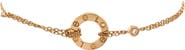 Pre-Owned Cartier 2 Diamonds Love Bracelet 18K Rose Gold with Diamonds
