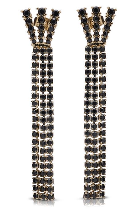 Fringe Party Linear Drop Earrings