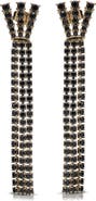 MacRae & Co. Fringe Party Linear Drop Earrings