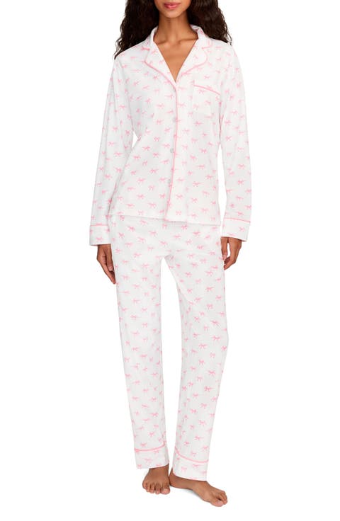 Pima Cotton Jersey Long Pajamas