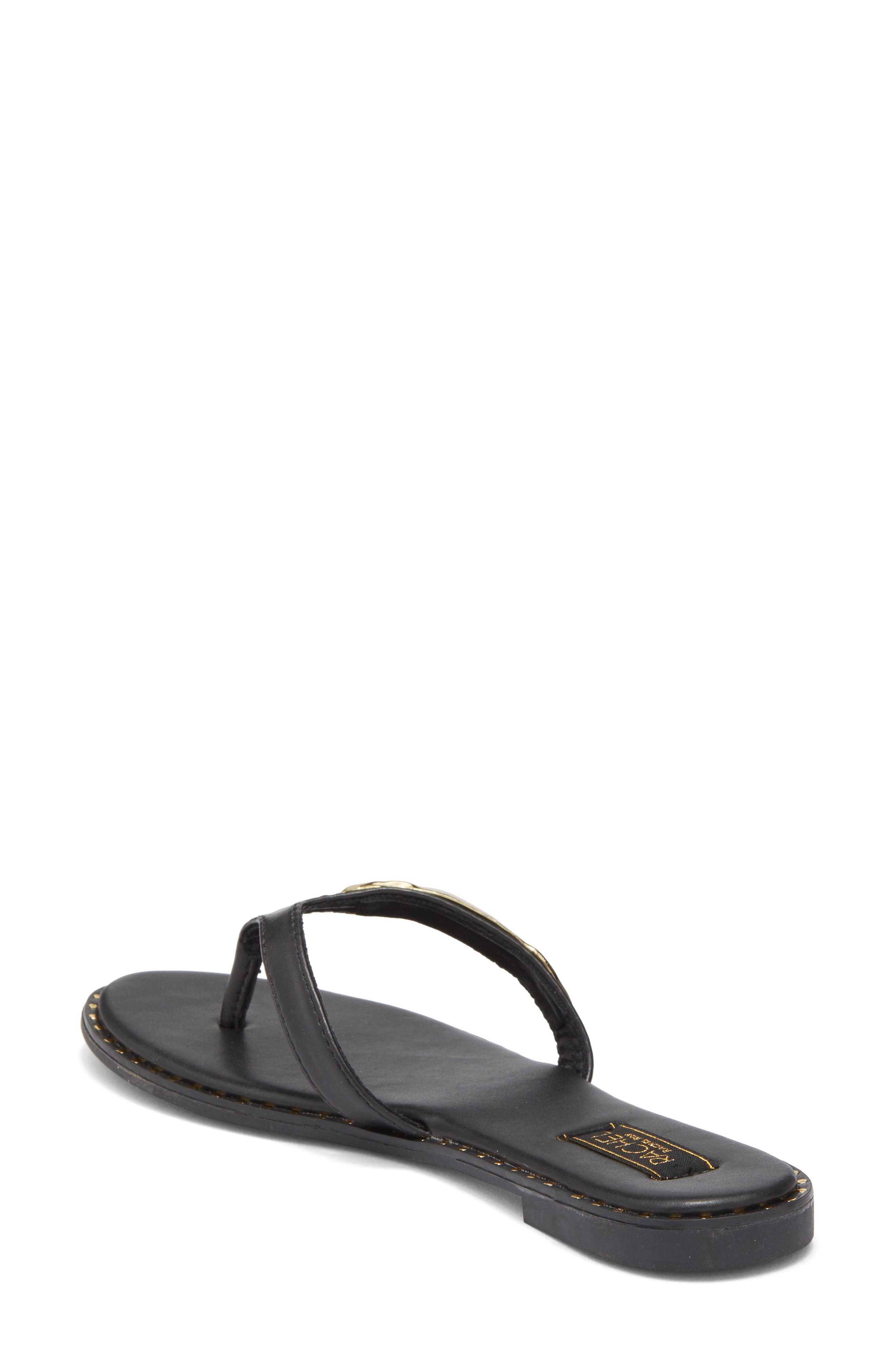 RACHEL Rachel Roy Lisbon Flip Flop, Alternate, color, Black