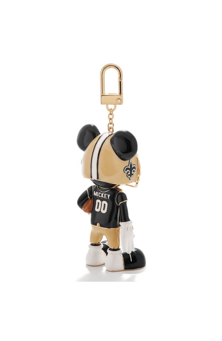 BaubleBar New Orleans Saints Disney Mickey Mouse Keychain, Alternate, color,