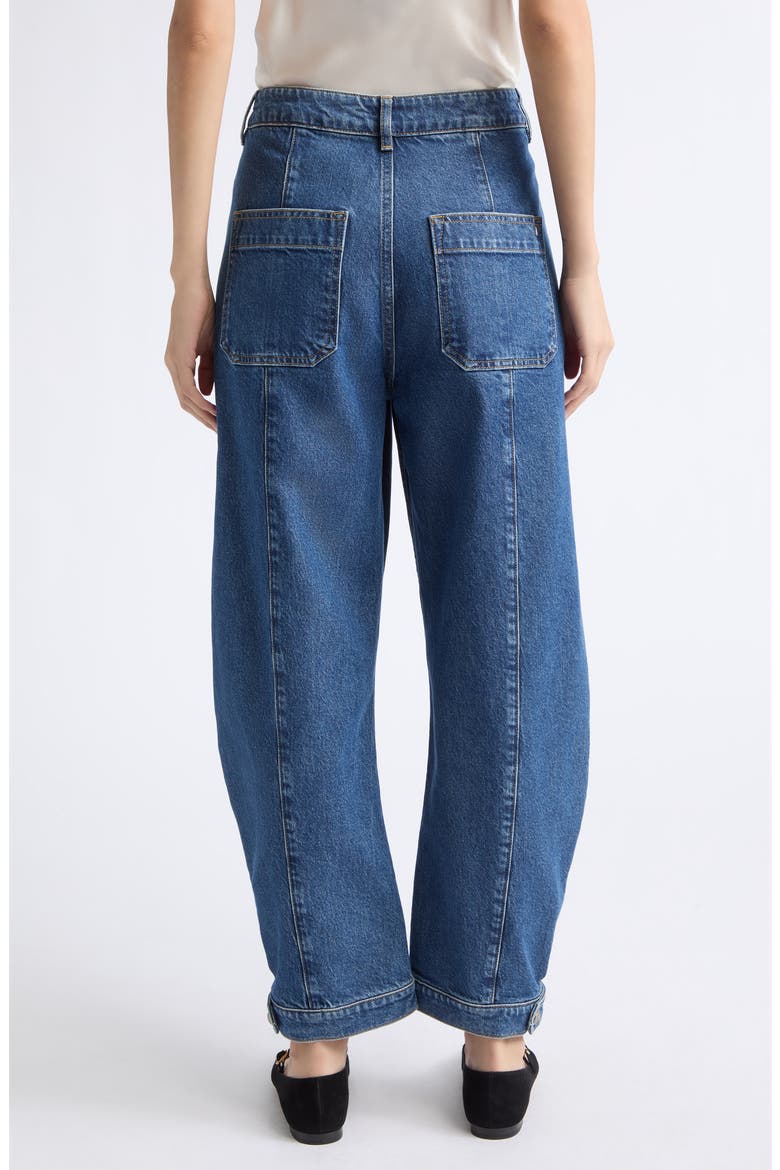 Agnes High Waist Boyfriend Jeans, Alternate, color, TIDE