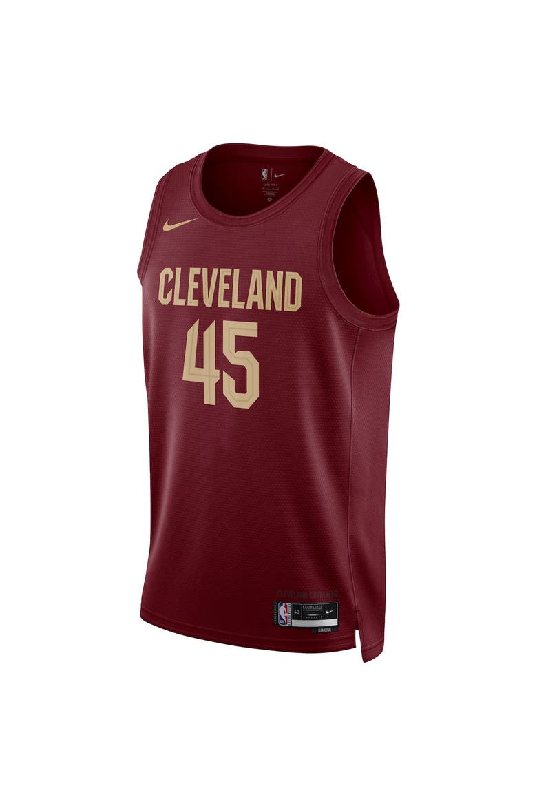 Unisex Nike Donovan Mitchell Wine Cleveland Cavaliers Swingman Jersey - Icon Edition, Alternate, color, Burgundy
