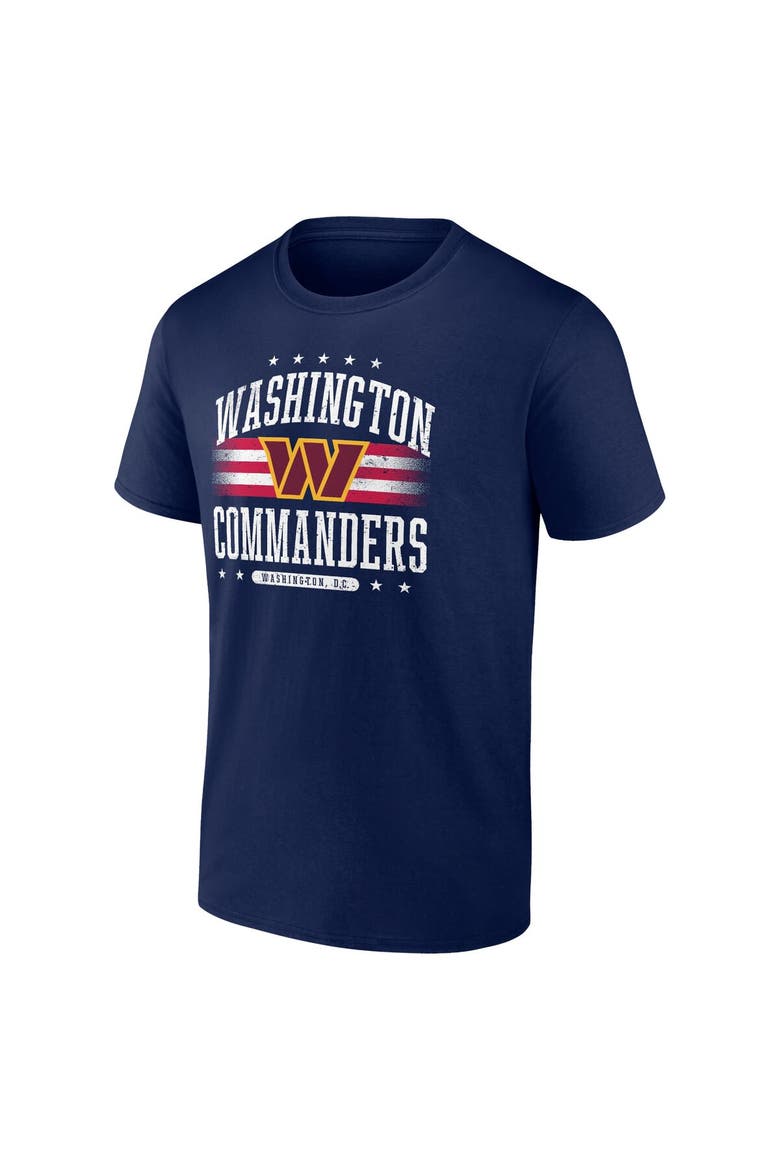 Men's Fanatics Branded  Navy Washington Commanders Americana T-Shirt, Alternate, color, Navy