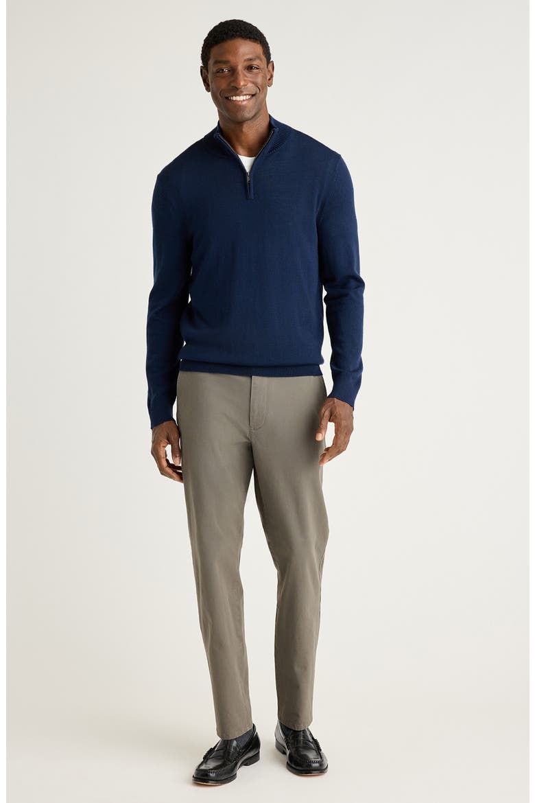 Shable Merino Wool Quarter Zip Sweater, Alternate, color, NAVY BLUE