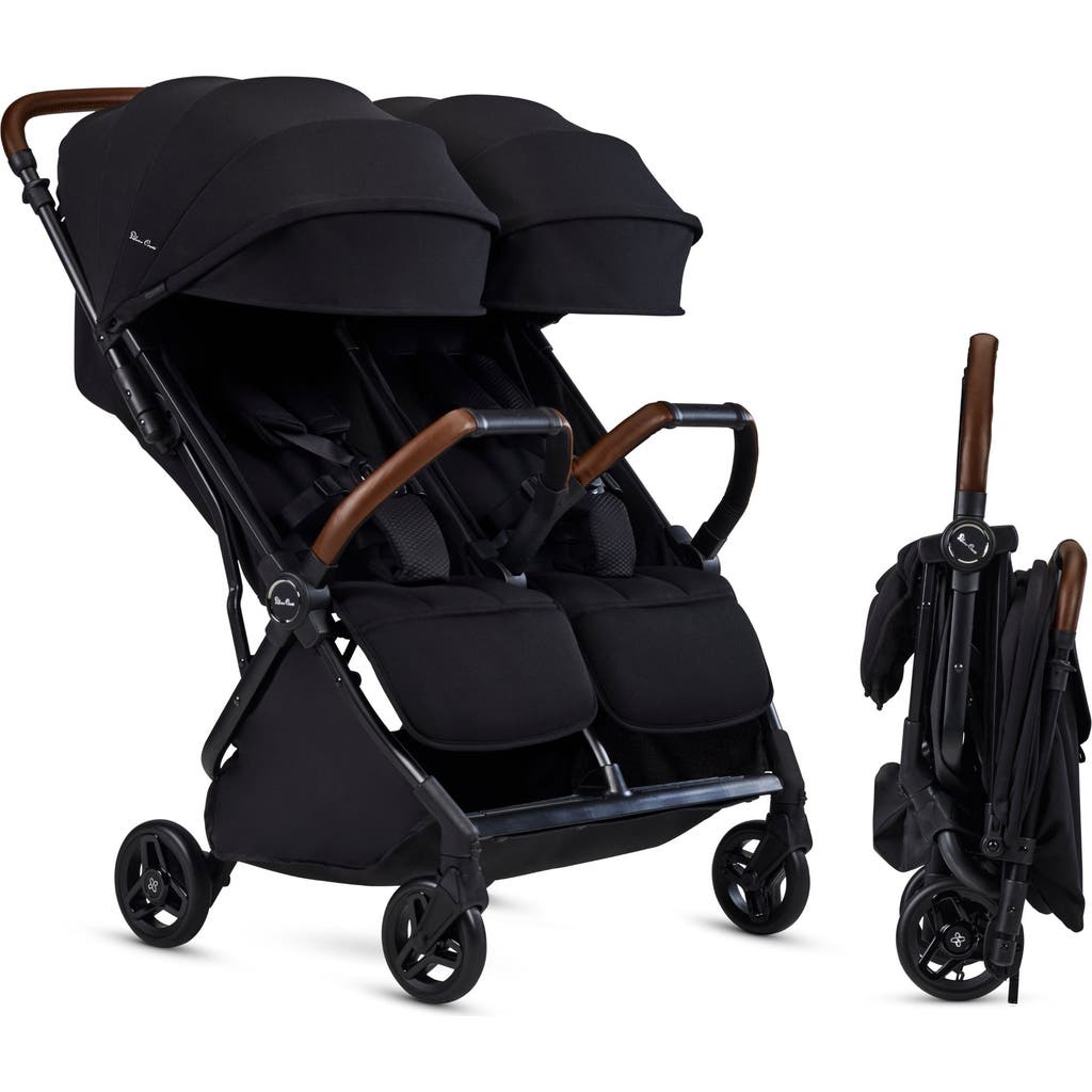 Silver Cross Jet Double Compact Lightweight Travel Stroller in Black  product