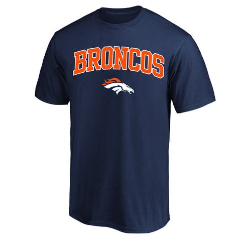 Men's Fanatics Navy Denver Broncos Big & Tall Arch Logo T-Shirt