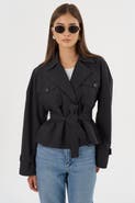 LAMARQUE Quinn | Cropped Trench Coat