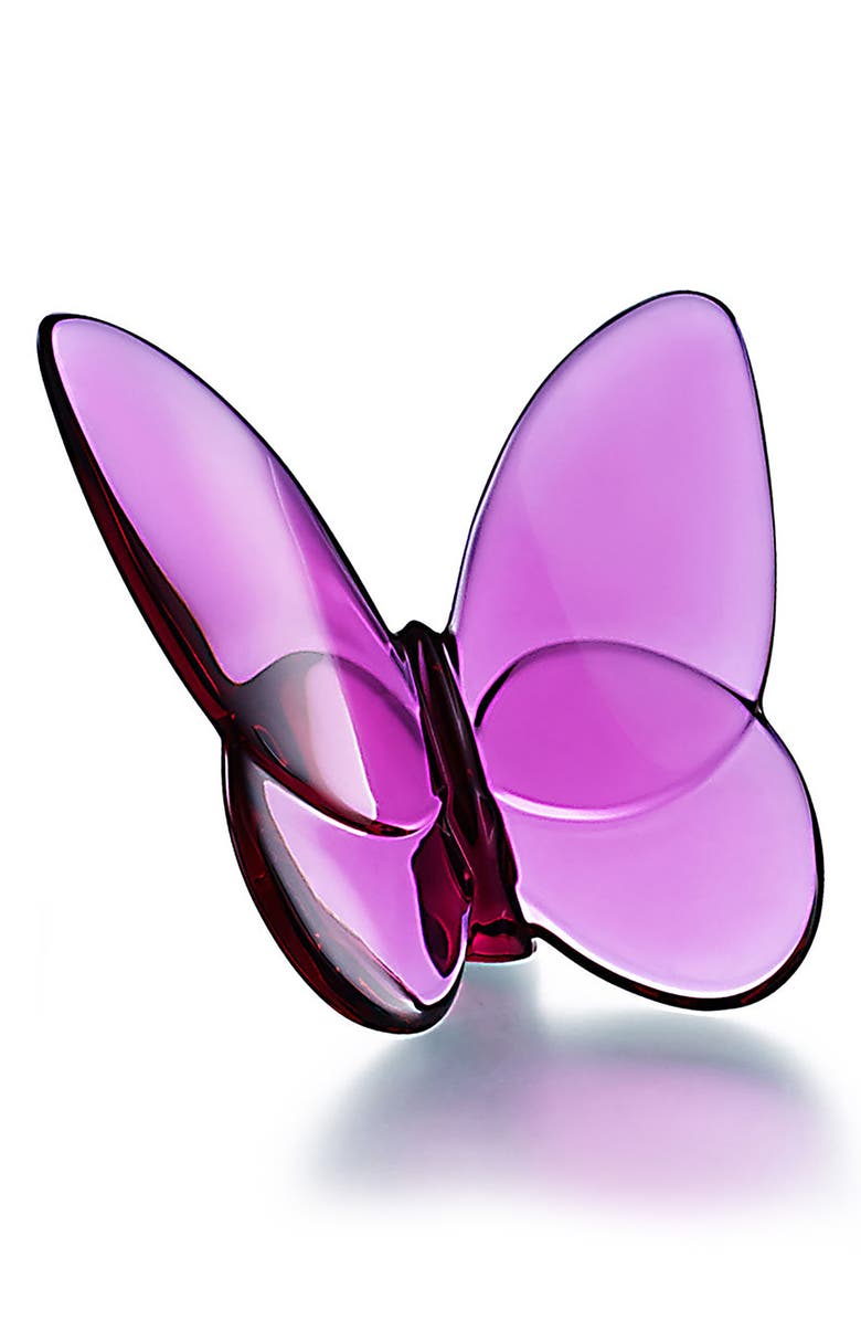 Baccarat Lucky Lead Crystal Butterfly, Main, color,