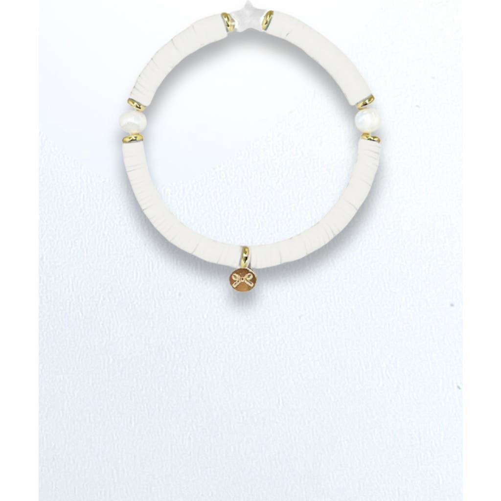 Bits & Bows Golden Hour Girls' Bracelet In White