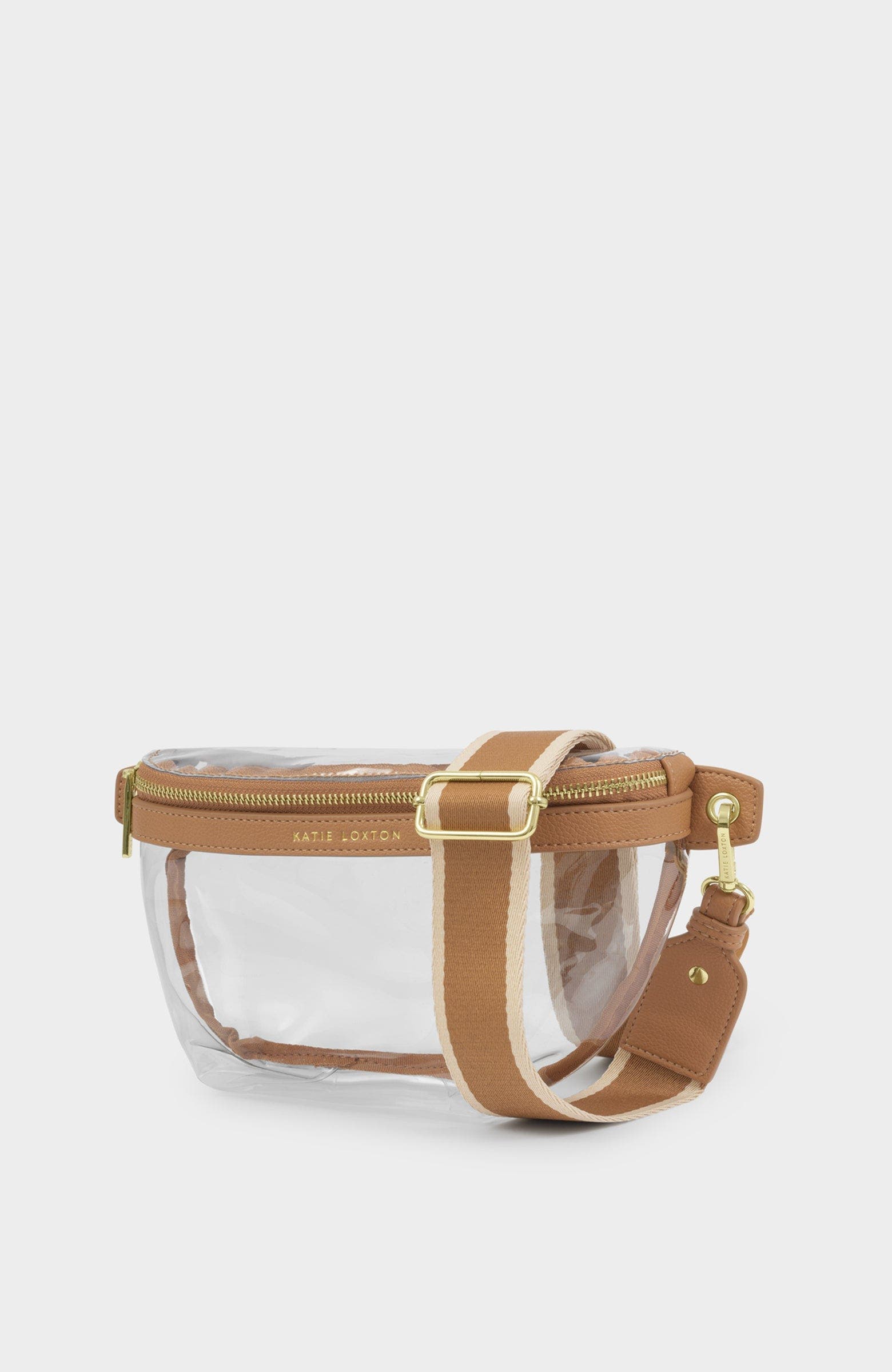 Katie Loxton Stadium Belt Bag, Alternate, color, Tan