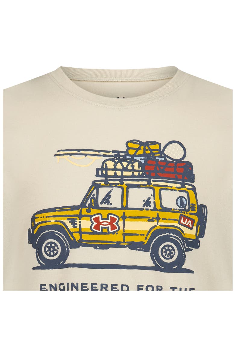 Kids' UA Alpine Explorer Graphic T-Shirt, Alternate, color, SANDSTORM