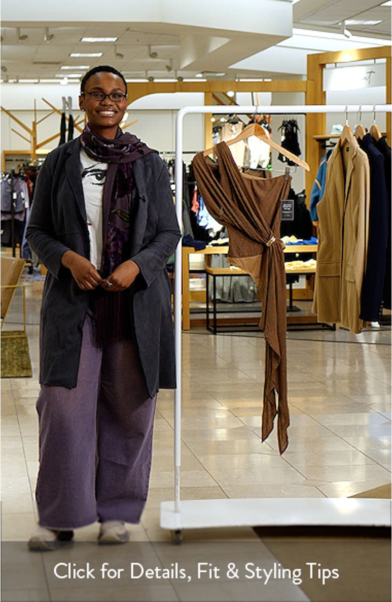 Lovina Drape One Shoulder Bodysuit, sales video thumbnail