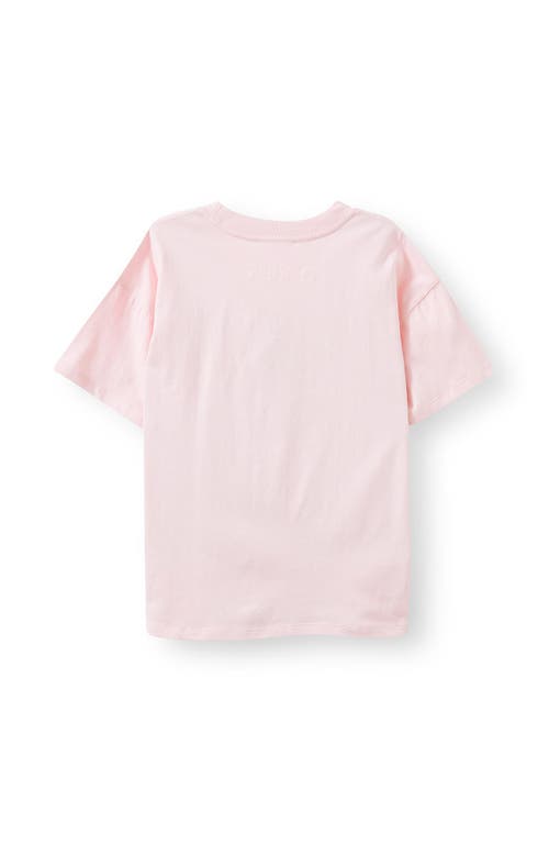 Cotton On Kids Kid's License Drop Shoulder Short Sleeve Tee In Tea Party Pink